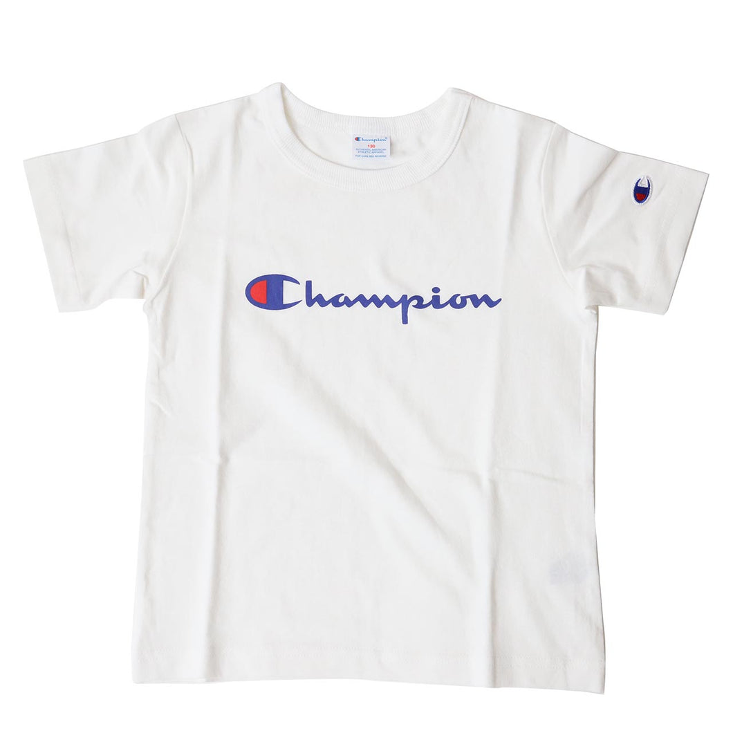チャンピオン キッズ Tシャツ 90cm～140cm tシャツ 子供服 半袖 子供 男の子 女の子 Champion シャツ トップス こども服 100 110 (在庫限り)