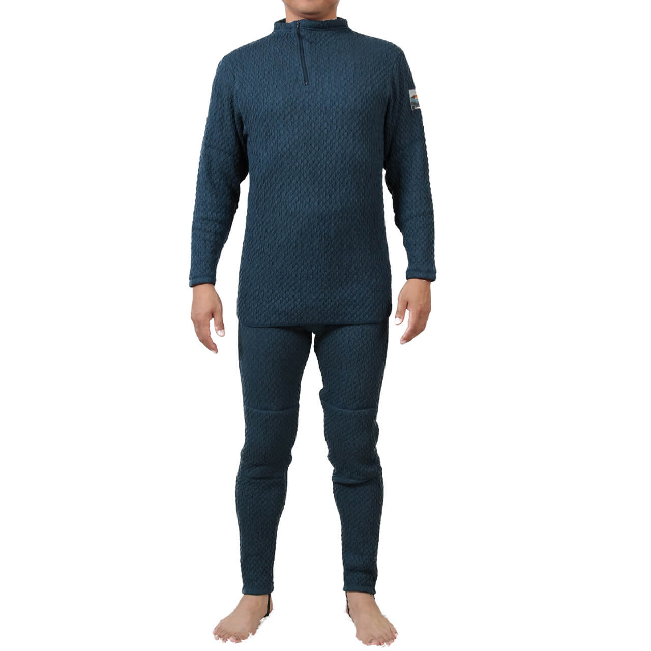 ひだまり　チョモランマ　ネイビー　Lサイズ　防寒　エルボーパッチ ひだまり チョモランマ ネイビー Lサイズ 防寒 エルボーパッチ