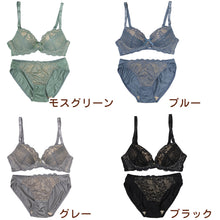 画像をギャラリービューアに読み込む, ブラジャー ショーツ セット ノンワイヤー ブラショーツ レディース S M L LL 上下セット ノンワイヤーブラ パンティ レース 可愛い かわいい 下着 インナー
