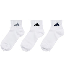 画像をギャラリービューアに読み込む, 靴下 キッズ 子供用 ショートソックス 3足組 adidas 19-21cm～23-25cm (スニーカーソックス 子ども ジュニア くつ下 ワンポイント 丈夫 スポーツソックス)
