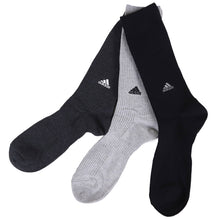 画像をギャラリービューアに読み込む, adidas クルー丈ソックス 3足組 消臭加工 24-26cm～28-30cm (アディダス ソックス 靴下 メンズ 男 セット まとめ買い フクスケ)
