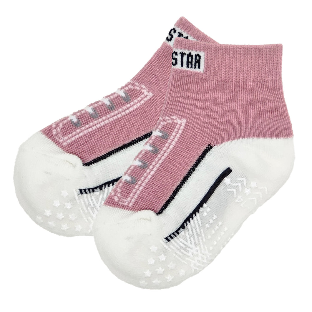 ベビーソックス 靴下 スニーカー柄 コンバース かわいい 滑り止め キッズ 9-14cm ベビー ベビー服 ソックス 男の子 女の子 可愛い おしゃれ (在庫限り)