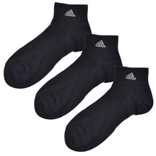 画像をギャラリービューアに読み込む, 福助 adidas スニーカーソックス 3足組 消臭加工 24-26cm～28-30cm (アディダス ソックス 靴下 メンズ 男 セット まとめ買い フクスケ) (在庫限り)
