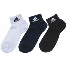 画像をギャラリービューアに読み込む, adidas ショート丈ソックス 3足組 21-23cm～23-25cm (アディダス ソックス 靴下 レディース 女 セット まとめ買い フクスケ 福助) (在庫限り)
