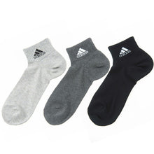 画像をギャラリービューアに読み込む, adidas ショートソックス 3足組 24-26cm～28-30cm (アディダス ソックス 靴下 メンズ 男 セット まとめ買い フクスケ) (在庫限り)
