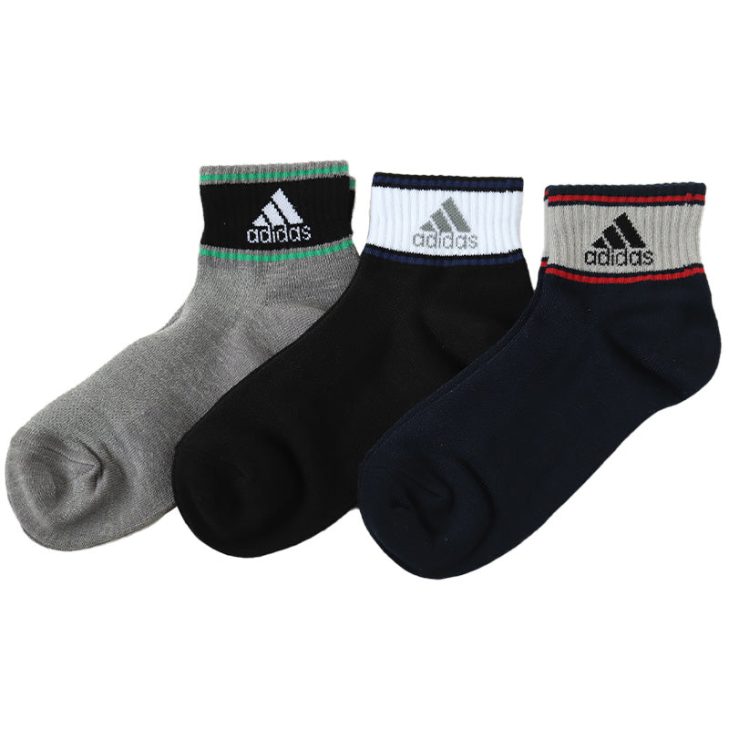 adidas 靴下 子供 キッズ ショートソックス 甲メッシュ 男の子