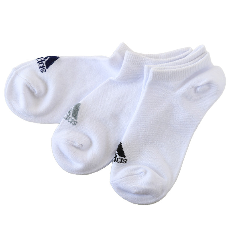 靴下 ソックス 子供 男子 女子 キッズ adidas 3足組 19-21/21-23/23-25cm スニーカー くるぶし丈 ロゴ アディダス 短い スクール ジュニア 三足 セット (在庫限り)