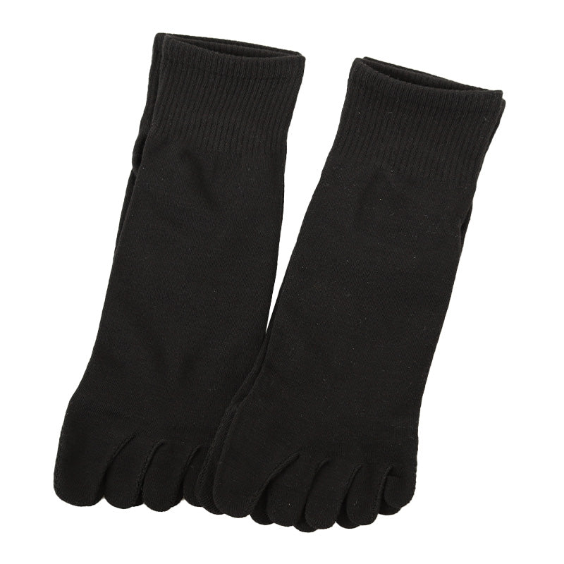 ビジネスソックス メンズ 靴下 5本指 薄手 ショートソックス