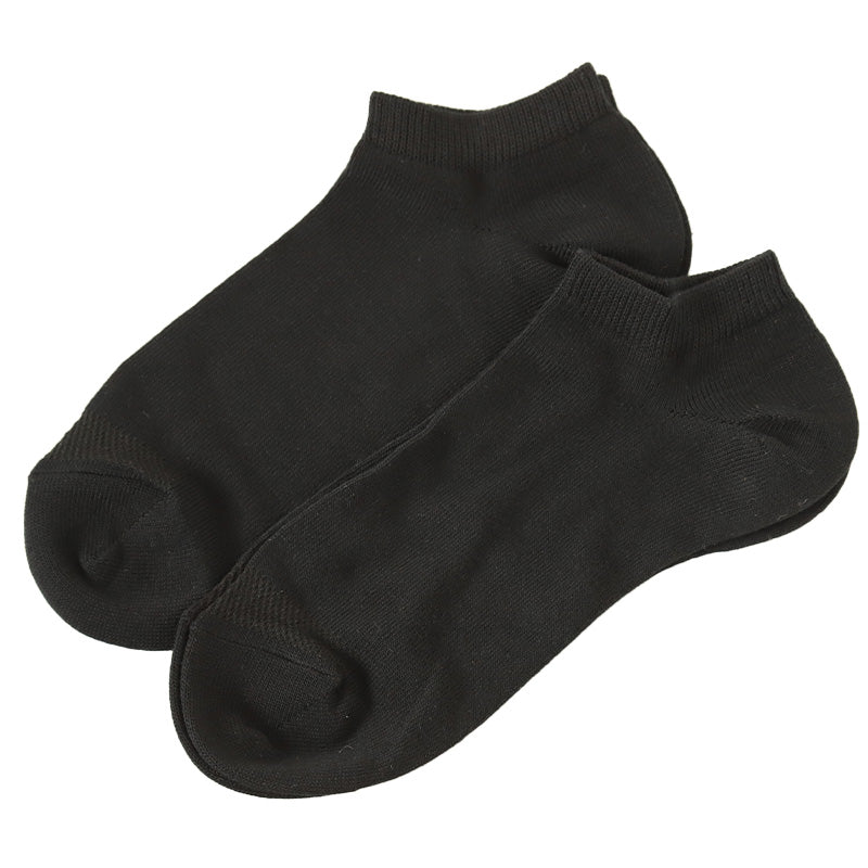   黒 ショートソックス 靴下 メンズ ショート ソックス ファブリーズ くるぶし丈 2P 25-27cm