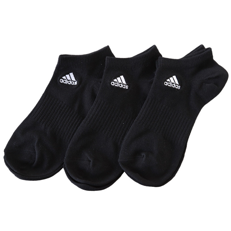 靴下 スニーカーソックス レディース adidas 3足組 23-25cm くるぶし ソックス 女性 女の子 くつ下 ワンポイント 丈夫 スポーツソックス 夏 春 学校 スクール サポート