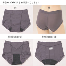 画像をギャラリービューアに読み込む, 福助 満足 サニタリーショーツ 羽根つき 生理用ショーツ パワーネット内蔵 お腹押さえ 昼用 M～LL レディース ショーツ サニタリー 生理用パンツ 下着 インナー トランクス お腹引き締め 薄手
