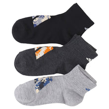 画像をギャラリービューアに読み込む, 靴下 キッズ 子供用 ショートソックス 3足組 adidas 19-21cm～23-25cm ソックス 子ども ジュニア ワンポイント 丈夫 スポーツソックス
