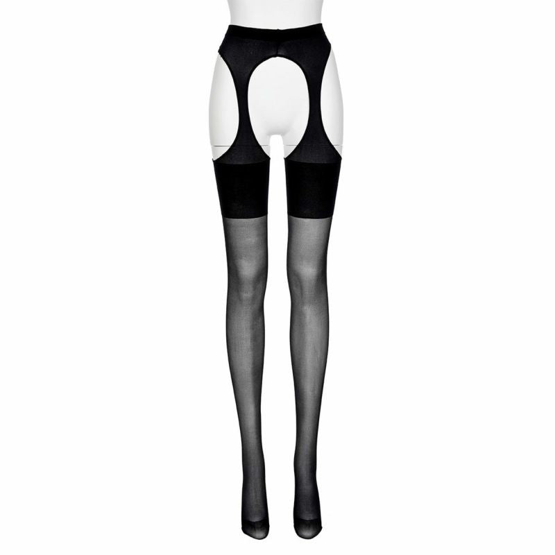 福助 サスペンダーストッキング 大きいサイズ パンティ部レス