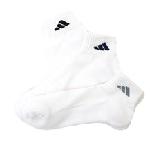 画像をギャラリービューアに読み込む, アディダス メンズ 底パイル ショート丈 ソックス 3足組 24-26cm～28-30cm adidas 靴下 ふわふわ クッション
