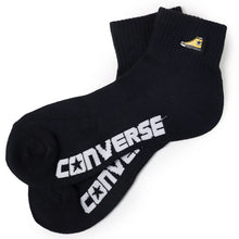 画像をギャラリービューアに読み込む, コンバース 足底パイル ショート丈 ソックス メンズ 靴下 25-27cm カジュアル シンプル 刺繍 CONVERSE ブランド 福助
