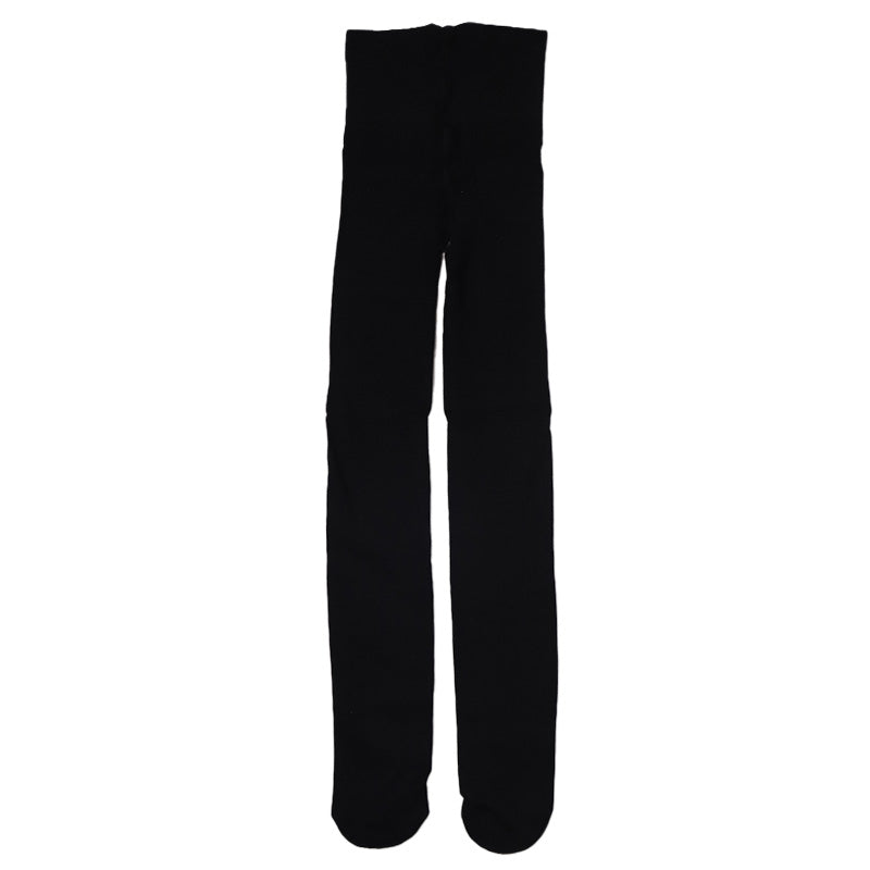 満足 お腹 二重編み あったか 湯たんぽ タイツ 綿 温活 福助 M-L・L-2L レディース あっため 生理痛 寒さ対策 インナー あたたか コットン 綿混