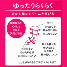 画像をギャラリービューアに読み込む, レディース ハイソックス 綿 マルチストレッチ ゆったり 締め付けにくい 22-25cm 履き口ゆったり 縦横ストレッチ アルガンオイル加工 靴下 ソックス 女性 婦人 伸びる らくらく ロングソックス 口ゴムゆったり 普段使い デイリー 脱ぎやすい 福助
