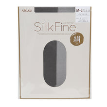 画像をギャラリービューアに読み込む, アツギ SilkFine ストッキング シルク混 S-M・M-L (パンスト 黒 グレー レディース) (在庫限り)

