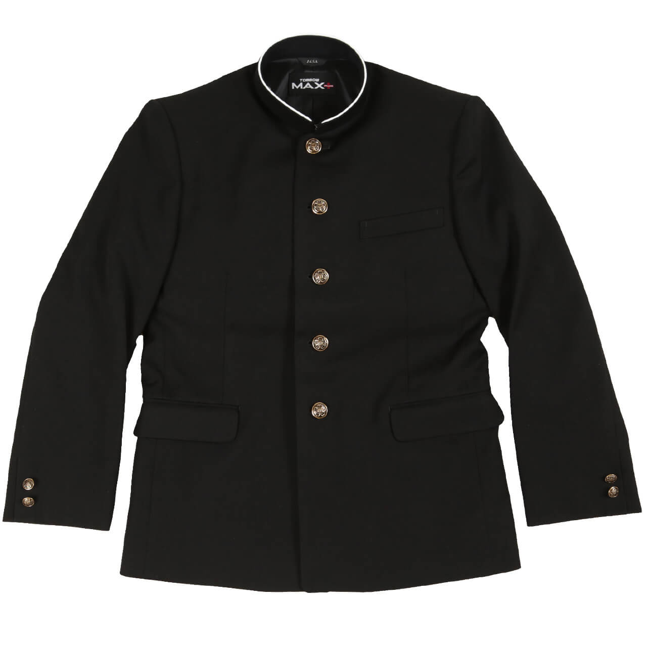 トンボ学生服 男子 上着 ソフトカラー 165～185cm E体(太め 165 175