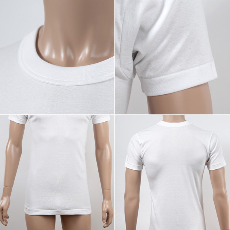 BVD インナーシャツ メンズ 半袖 綿100% tシャツ クルーネック