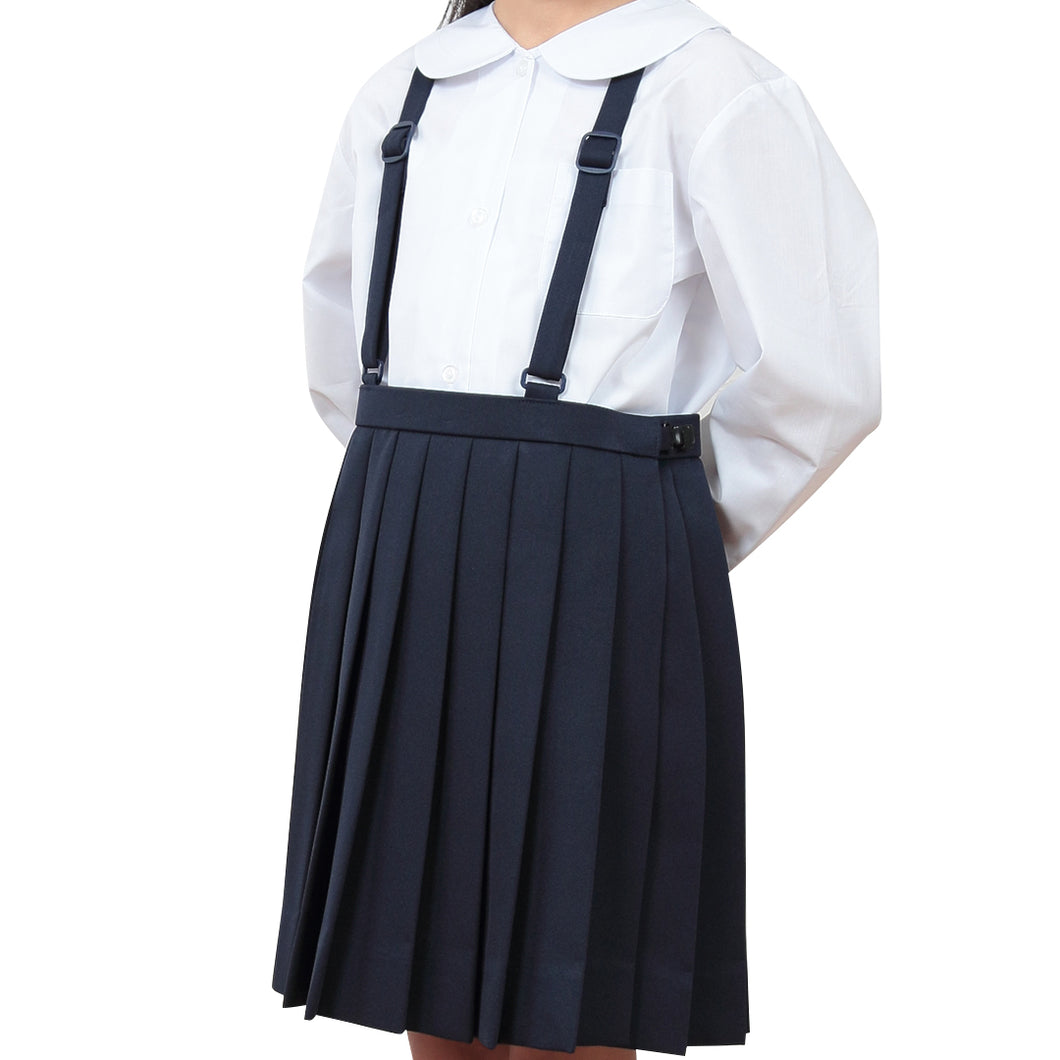 小学生 スカート 制服 小学校 女子 プリーツ 20本車ヒダ 110cmA～170cmB (紺 ネイビー プリーツスカート 学生服 セーラー服 スクール 標準 B体 大きいサイズ 小さいサイズ ゆったり 洗える ぽっちゃり ふくよか 110 120 130 140 150 160 170) (取寄せ)