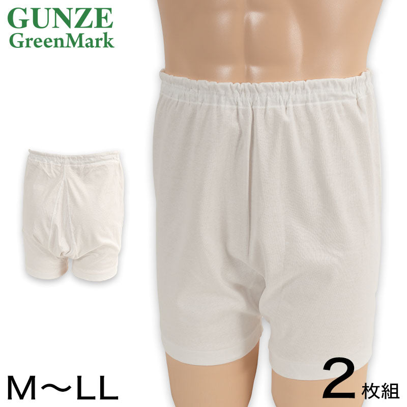 グンゼ 綿 肌着 メンズ 申又 2枚組 M～LL (綿100% 猿股 さるまた