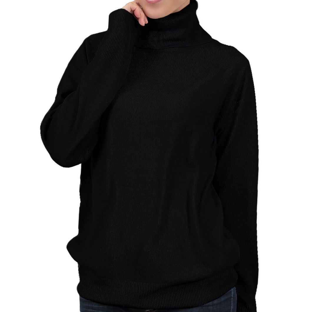 セーター レディース タートルネック ニット 無地 タートルネックセーター M・L トップス 秋服 冬服 長袖 薄手 女性 無地 シンプル カジュアル (在庫限り)