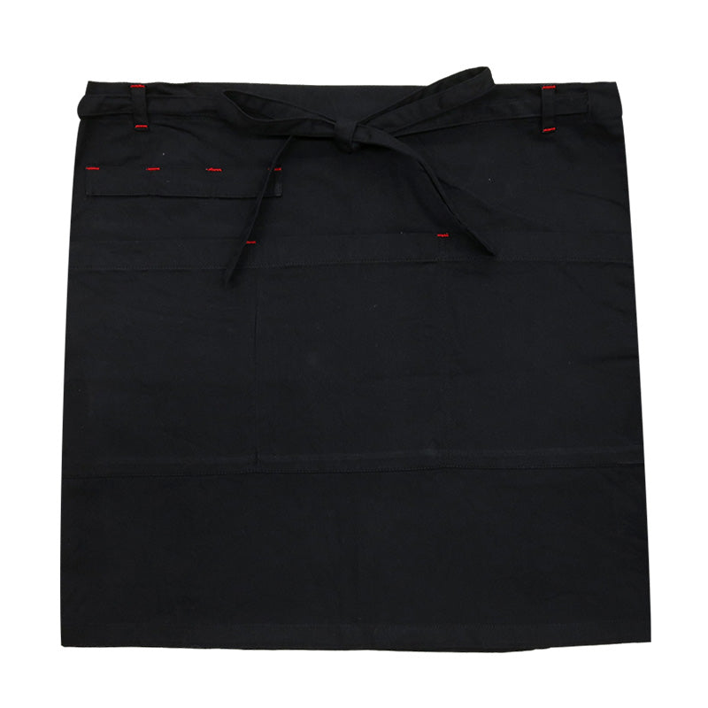 カフェエプロン おしゃれ エプロン 無地 ギャルソン ガーデニング レディース 前掛けエプロン ショート丈 M 保育士 大人 母の日 ポケット 婦人 女性用 業務用 ユニフォーム