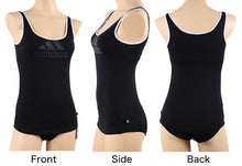 画像をギャラリービューアに読み込む, グンゼ アディダス ブラタンクトップ M～LL (GUNZE adidas レディース タンクトップ 吸汗速乾 ロゴ入り シンプル 運動 スポーツ 汗対策) (在庫限り)
