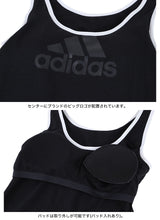 画像をギャラリービューアに読み込む, グンゼ アディダス ブラタンクトップ M～LL (GUNZE adidas レディース タンクトップ 吸汗速乾 ロゴ入り シンプル 運動 スポーツ 汗対策) (在庫限り)
