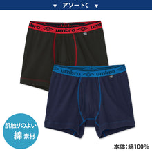 画像をギャラリービューアに読み込む, グンゼ umbro ボクサーブリーフ２枚組 M～LL (アンブロ メンズ パンツ ボクサーブリーフ 下着 インナー 綿 吸汗速乾 メッシュ編) (在庫限り)
