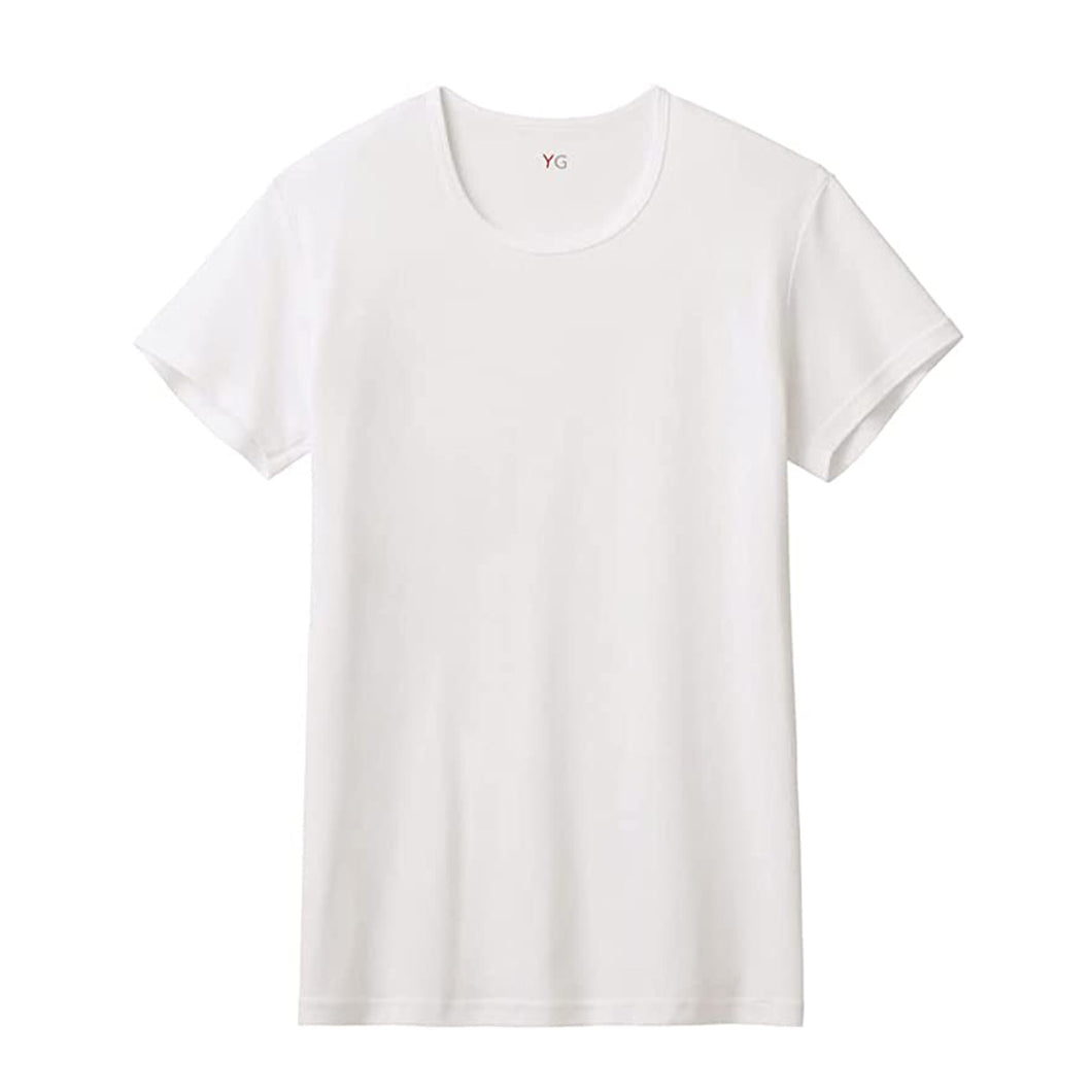 グンゼ インナー メンズ 半袖 綿100% tシャツ クルーネック 消臭 M～LL インナーシャツ 肌着 下着 紳士 男性 吸汗速乾 インナーウェア YG ワイジー シャツ M L LL 汗臭 ムレ 白 灰 綿100 ネクストラ ネクストラプラス