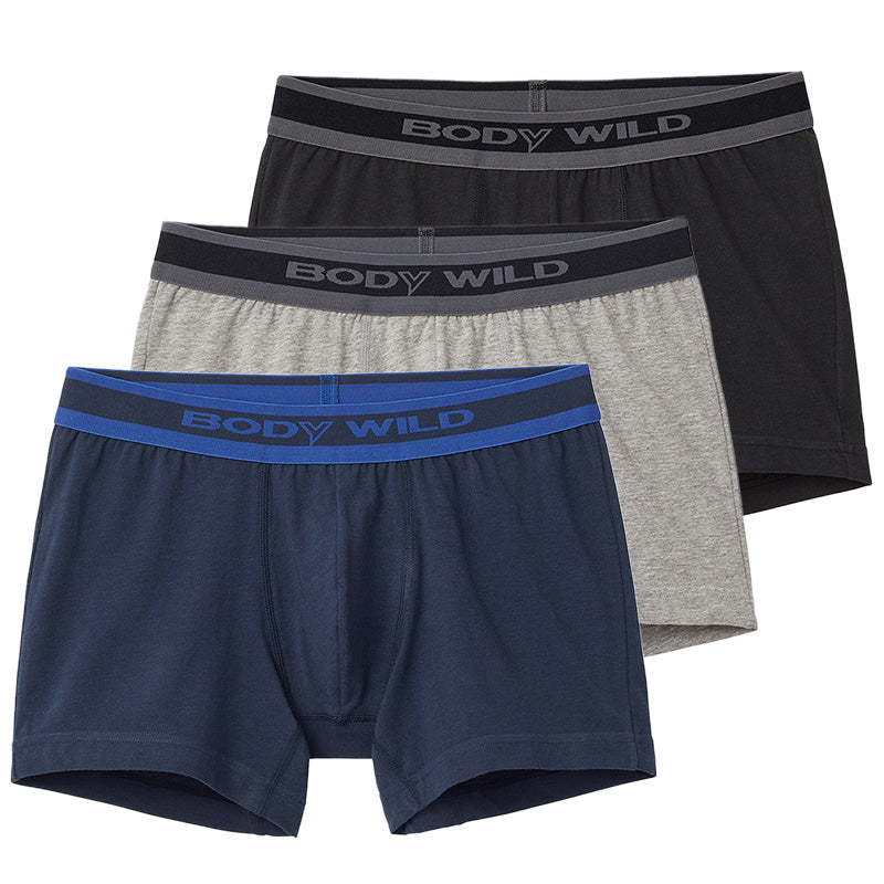 Cozy worldwide ボクサーパンツ 3枚セット ボクサーパンツ 3枚セット メンズ 下着 前とじ bodywild ボディ