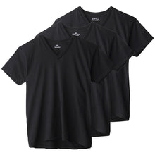 画像をギャラリービューアに読み込む, グンゼ メンズ tシャツ vネック 3枚組 綿100% 半袖 インナー S～LL ボディワイルド BODYWILD インナーシャツ v首 無地 下着 肌着 紳士 男性 トップス (在庫限り)
