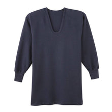 画像をギャラリービューアに読み込む, 快適工房 紳士 コットンバルキー 長袖U首シャツ メンズ グンゼ M L LL インナー 綿100％ あったか 保温 肌着 下着 アンダーウェア 脇縫いなし 長袖シャツ ホワイト ネービーブルー ライトベージュ 冬用 防寒 シンプル ベーシック 快適 日本製
