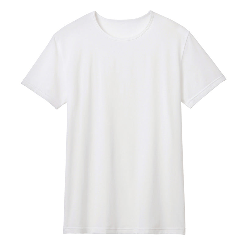 アセドロン クルーネック Tシャツ グンゼ メンズ M L LL gunze 吸汗速乾 消臭 丸首 半袖 シャツ 下着 肌着 インナー 夏 プレゼント ギフト 父の日