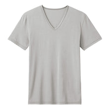 画像をギャラリービューアに読み込む, アセドロン Vネック Tシャツ グンゼ メンズ M L LL gunze 吸汗速乾 消臭 v首 半袖 シャツ 下着 肌着 インナー 夏 プレゼント ギフト 父の日
