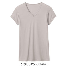 画像をギャラリービューアに読み込む, アセドロン Vネック Tシャツ グンゼ 鹿の子 クールマジック メンズ M～LL gunze coolmagic 吸汗速乾 消臭 v首 半袖 短袖 汗取り 汗パッド 脇パッド シャツ 下着 肌着 インナー 夏 プレゼント ギフト 父の日 (在庫限り)

