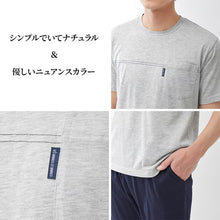 画像をギャラリービューアに読み込む, グンゼ パジャマ メンズ 春夏 半袖 7分丈パンツ セットアップ M～LL GUNZE シンプル 部屋着 ルームウェア 上下 ホームウェア ルームウエア 寝巻き 無地 父の日 敬老の日 ギフト プレゼント (送料無料) (在庫限り)
