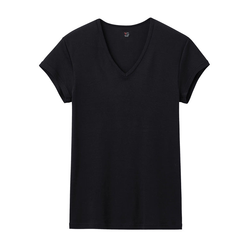 グンゼ yg tシャツ メンズ vネック 半袖 接触冷感 綿100 脇パッド付き M L LL v首 gunze nextra 肌着 下着 男性 紳士 脇汗対策 汗取りインナー ビジネス インナー プレゼント ギフト 父の日 ネクストラ ネクストラプラス (在庫限り)