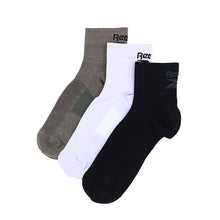 画像をギャラリービューアに読み込む, リーボック 靴下 ソックス メンズ 3足 セット ショート 丈 厚手 グンゼ 25 26 27 cm gunze reebok ホワイト 白 ブラック 黒 グレー 灰 ネイビー 紺 スポーツ ウォーキング ジョギング ランニング 運動
