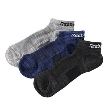 画像をギャラリービューアに読み込む, リーボック 靴下 ソックス メンズ 3足 セット スニーカー 丈 足底パイル 厚手 グンゼ 25 26 27 cm gunze reebok ホワイト 白 ブラック 黒 グレー 灰 ネイビー 紺 スポーツ ウォーキング ジョギング ランニング 運動
