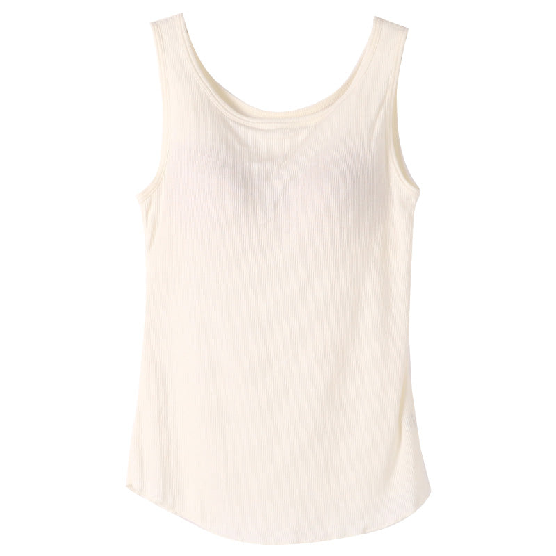 グンゼ キテミル カップ付き タンクトップ 綿100 リブ M L レディース kitemiru ブラトップ ラン型 リブ 綿 インナー アウターに合う ノンワイヤー