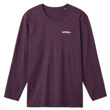 画像をギャラリービューアに読み込む, アンブロ UMBRO Tシャツ メンズ 長袖 クルーネック 本体綿100% コットン 天竺編み M L LL ワンポイント ロゴ ロンT ロングTシャツ ロングスリーブシャツ インナー 肌着 丸首 スポーツウェア カジュアル シンプル 普段着 部屋着 重ね着 春秋冬
