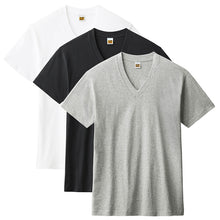 画像をギャラリービューアに読み込む, 綿100% Vネック Tシャツ 3枚組 メンズ 半袖 インナーシャツ 脇縫いなし M L LL 天竺 肌着 V首 コットン パックT 3P 無地 ベーシック 通年 洗い替え まとめ買い 紳士 ホーキンス G.T.HAWKINS GTホーキンス グンゼ メンズインナー 半袖肌着
