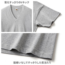 画像をギャラリービューアに読み込む, 綿100% Vネック Tシャツ 3枚組 メンズ 半袖 インナーシャツ 脇縫いなし 大きいサイズ 3L 天竺 肌着 V首 コットン パックT 3P 無地 シンプル ベーシック 通年 洗い替え まとめ買い 紳士 下着 男性用インナー G.T.HAWKINS GTホーキンス ホーキンス
