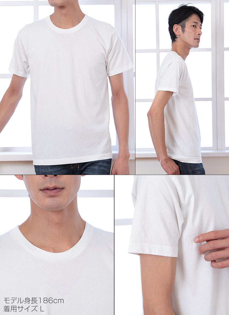Hanes ヘインズ メンズ Tシャツ ジャパンフィット 半袖丸首 XS