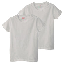 画像をギャラリービューアに読み込む, ヘインズ ジャパンフィット Tシャツ レディース 半袖 綿100% 2枚組 M・L インナー トップス コットン 無地 シンプル クルーネック 透けにくい

