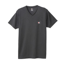 画像をギャラリービューアに読み込む, Champion メンズ Tシャツ メッシュ Vネック M～LL チャンピオン インナー シャツ 半袖 下着 男性 紳士 肌着 トップス 吸汗 速乾 V首
