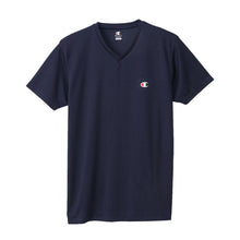 画像をギャラリービューアに読み込む, Champion メンズ Tシャツ メッシュ Vネック M～LL チャンピオン インナー シャツ 半袖 下着 男性 紳士 肌着 トップス 吸汗 速乾 V首
